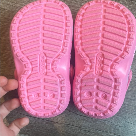 Crocs Kids' Classic Printed Lined Holiday Sweater Clogs Little Girls Size 5 - Picture 6 of 7